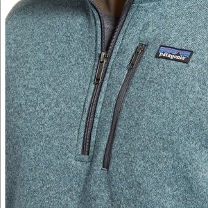 Patagonia Better Sweater Quarter Zip Pullover In Shadow Blue